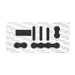 LG PTAC Remote Escutcheon Kit 10 Pack